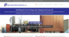 Desktop Screenshot of megastarshipping.com